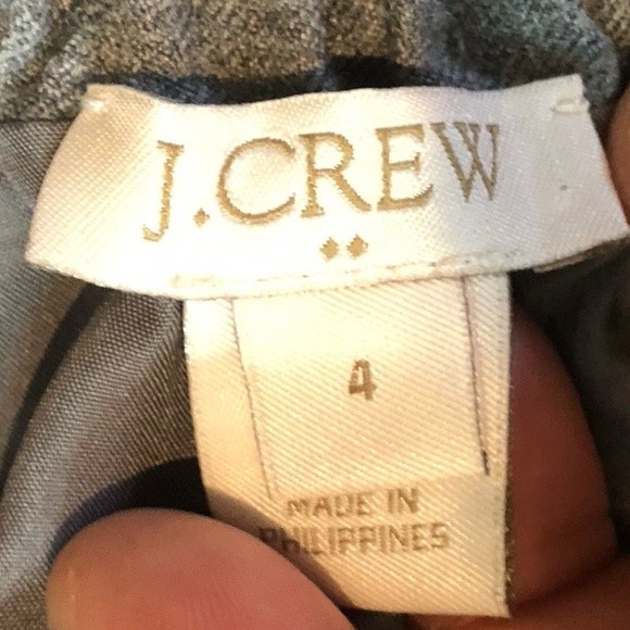 J Crew Factory Grey Wool Sidewalk Skirt Women’s 4 - Picture 6 of 6